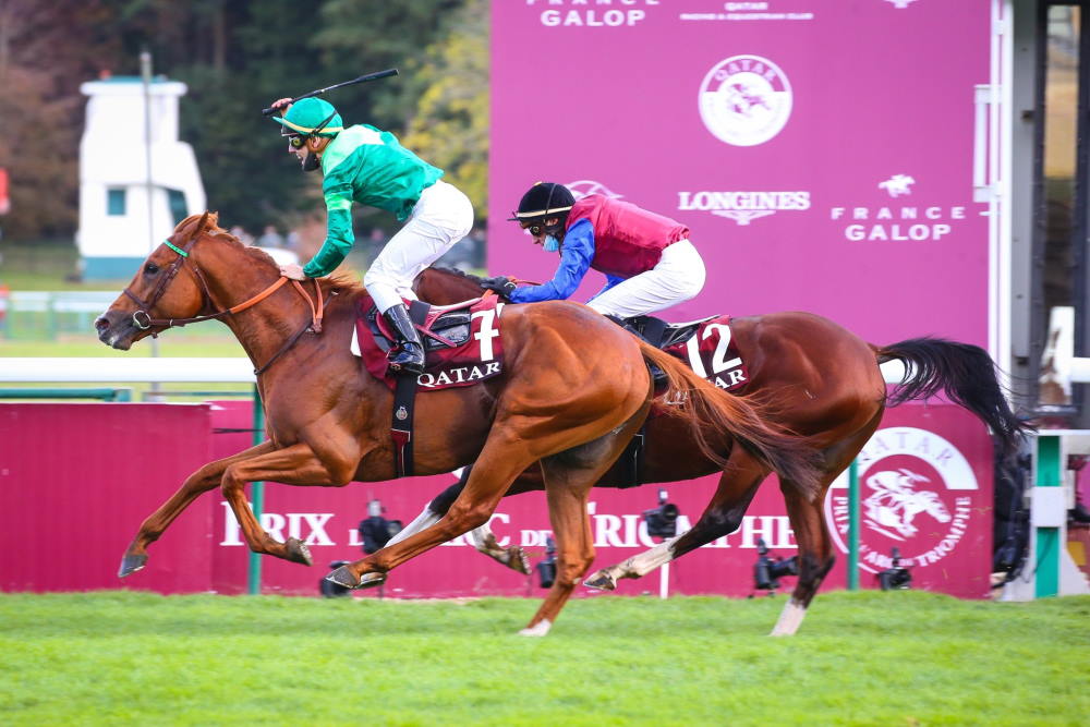 SOTTSASS vainqueur du Prix de l'Arc de Triomphe 2020 à Paris Longchamp